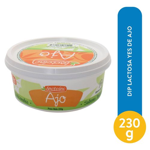 Queso Lactolac Para Untar de Ajo - 230 g