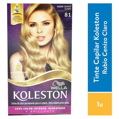 Tinte Koleston Rubio Cenizo Claro 81 1ea