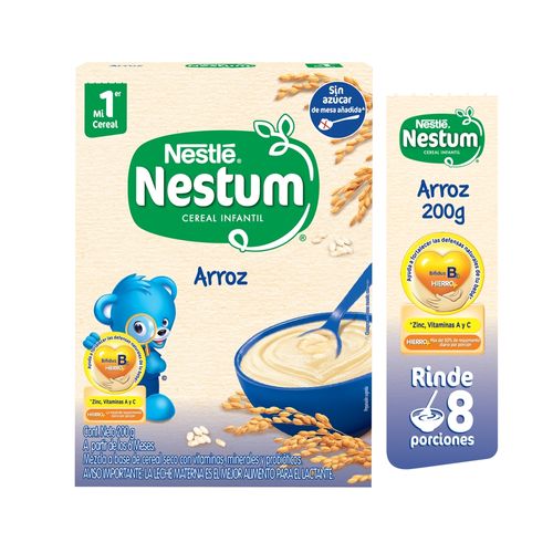 Cereal Infantil Nestlé NESTUM Arroz  Caja - 200 g