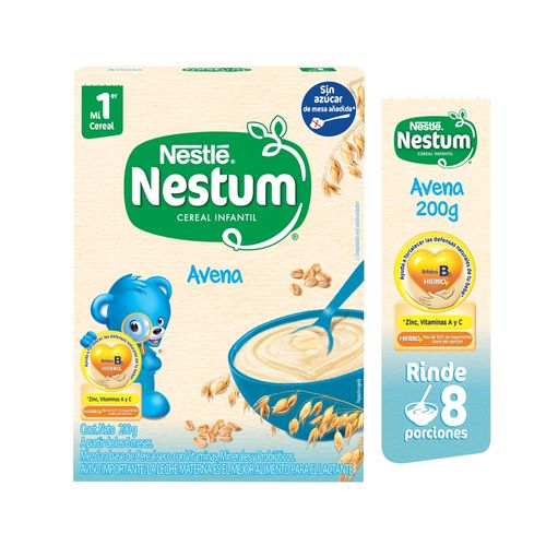 Nestlé® NESTUM® Avena Cereal Infantil Caja 200g