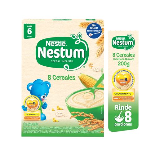 Cereal Nestlé Nestum Infantil 8 Cereales Caja - 200 g
