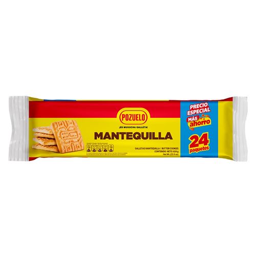 Galleta Mantequilla Pozuelo 624gr