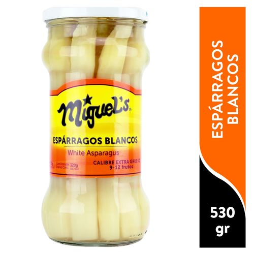 Esparragos Miguels Blancos 530 Gr