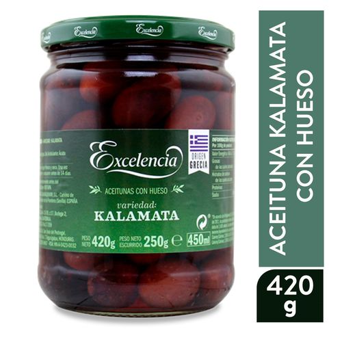 Aceituna Excelencia Kalamata 420gr