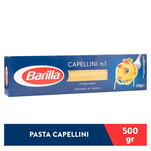Pasta Barilla Capellini No 1 Caja - 500 g
