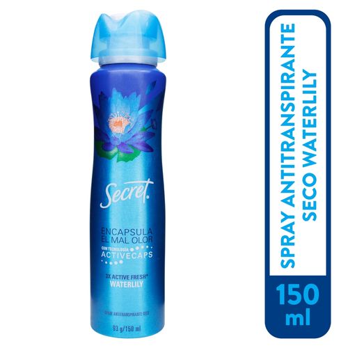Desodorante Secret Spray Waterlily 93 g