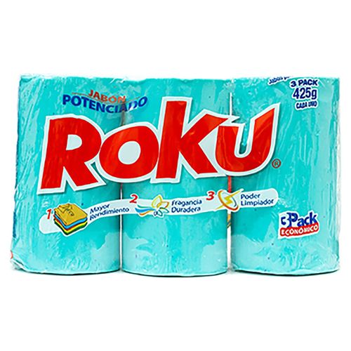 Jabón Roku Aqua 3Pack 1275Gramoss
