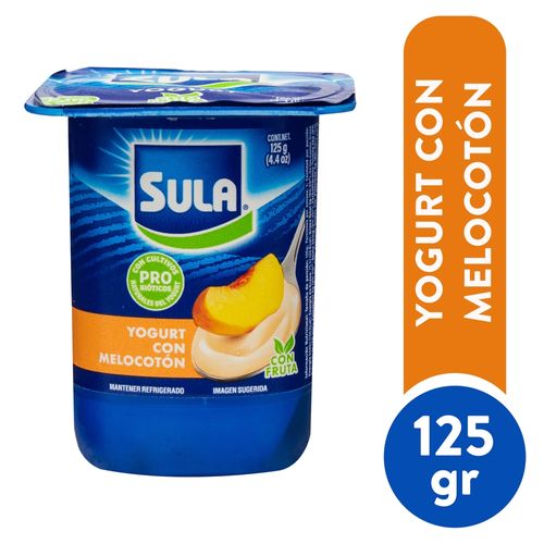Yogurt Sula Melocotón Bisignano - 125 g
