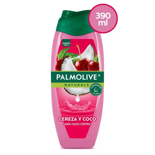 Gel de Baño Palmolive Suavidad Natural Coco & Cherry - 390 ml