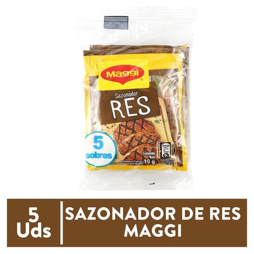 Consomé Maggi De Res 5pack - 50 g