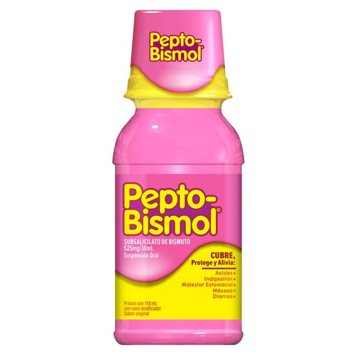 Suspensión Pepto Bismol Sabor Original - 118 ml