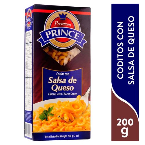 Pasta Prince Coditos Con Salsa Queso - 200 g