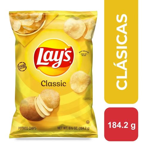 Snack Frito Lay Lay´s Papas Original Con Sal - 184.2 g