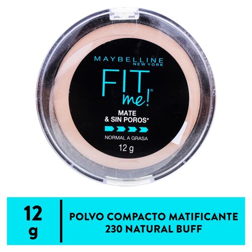 Maybellin Fit Me Polvo Natural Buff - 12 g