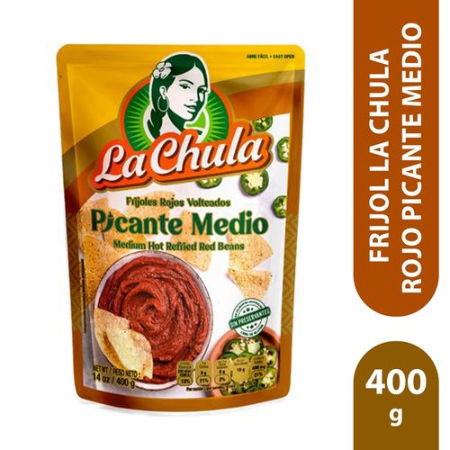 Frijol La Chula Picante Medio 14oz