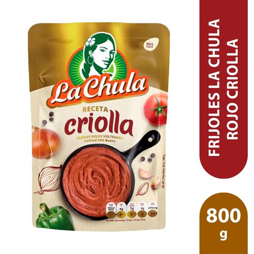 Frijol La Chula rojo volt receta - 800 g