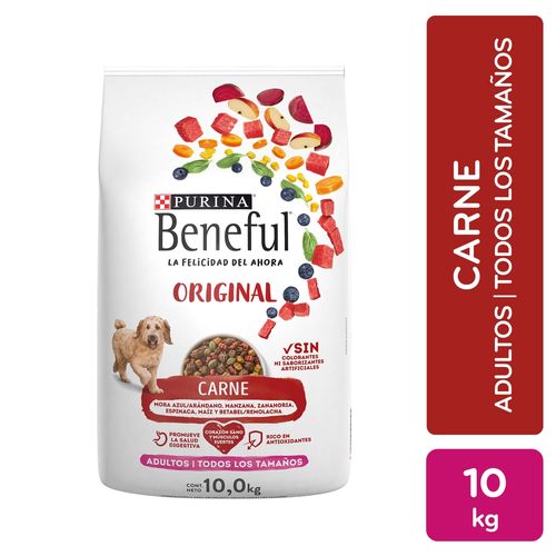 Comida para perro adulto Beneful sabor carne 10 kg