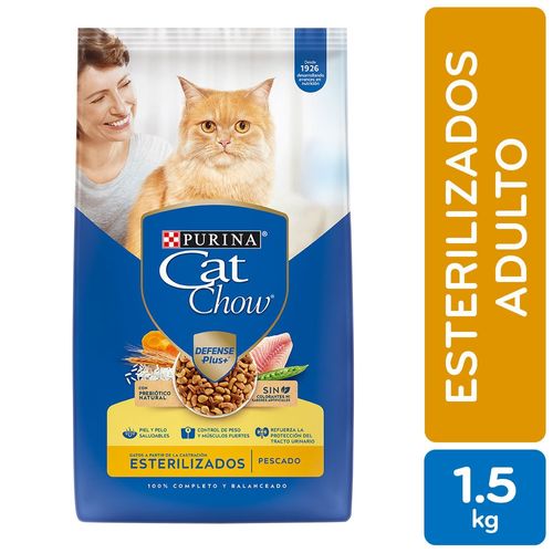 Comida para gatos Purina Cat Chow esterilizados 1.5 kg