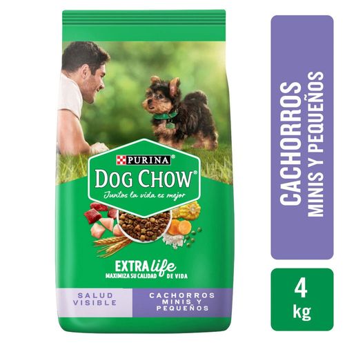 Comida para perro Purina Dog Chow Cachorro minis y pequeños 4 kg