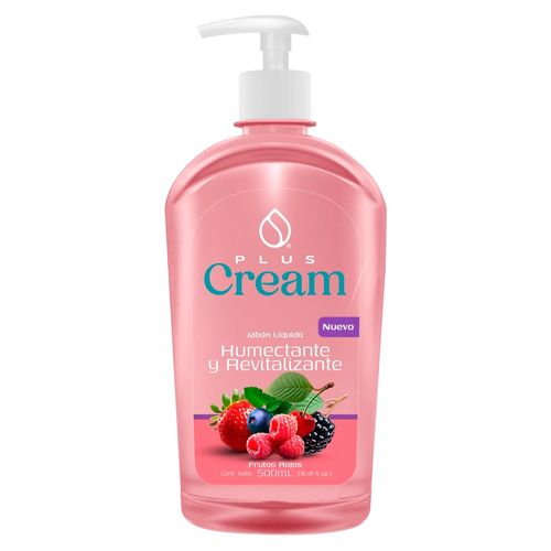 Jabon Liq Plus Cream Frutos Rojos 500ml