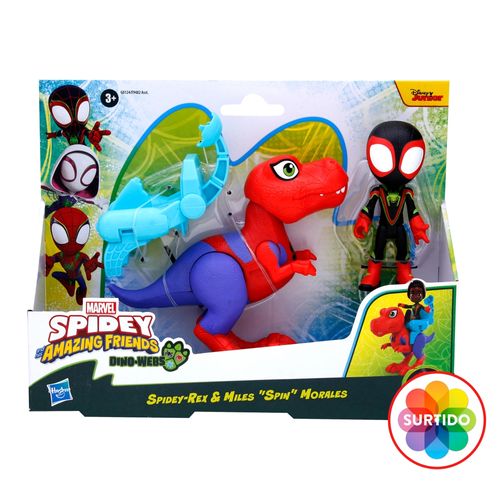 Figura Spidey And His Amazing Friends Dino Hero - 2 Uds
