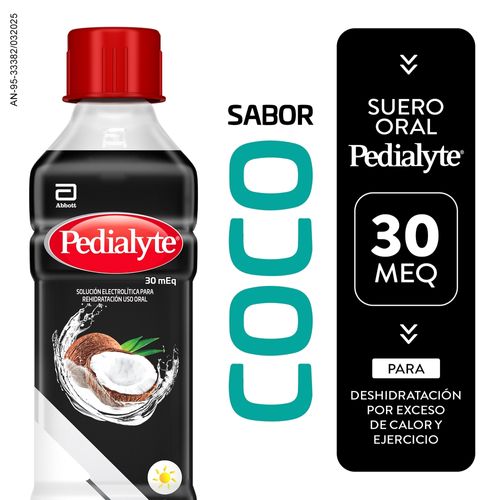 Suero de Rehidratación Pedialyte Líquido Coco 30 mEq -500 ml