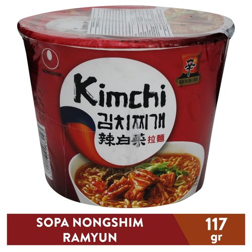 Sopa Nongshim Kimchi Big  Vaso 117 Grs