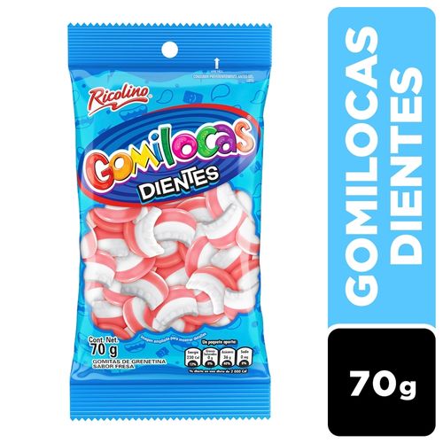 Gomitas Ricolino Dientes Paquete - 70 g