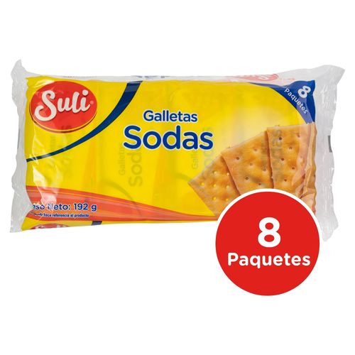 Galleta Suli Soda 8 Unidades - 192gr