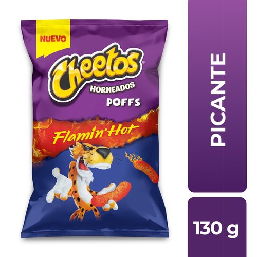 Snack Cheetos Poff Flamin Hot - 130 g