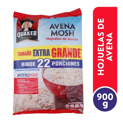 Avena Quaker Nutremas Mosh - 900gr