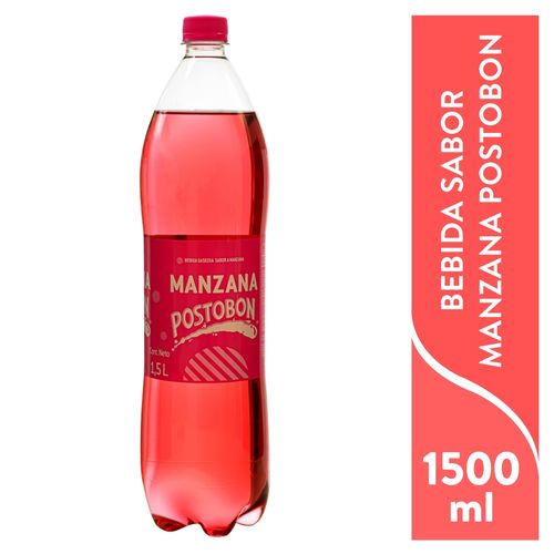 Bebida gaseosa Postobon manzana - 1,5 L