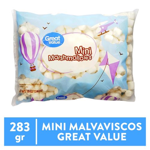 Marshmellow Great Value Sabor Vainilla Mini - 283 g