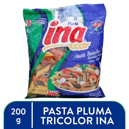 Pasta Ina Pluma Tricolor - 200 g