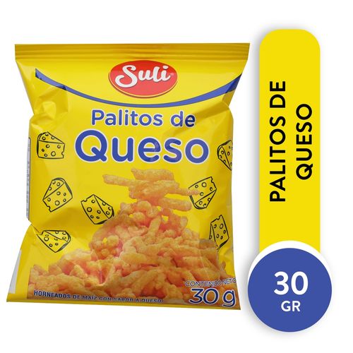 Snack Suli Palitos De Queso - 30 g