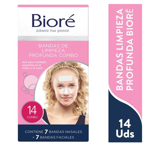 Biore Banda Combo Limpieza 14 Ea