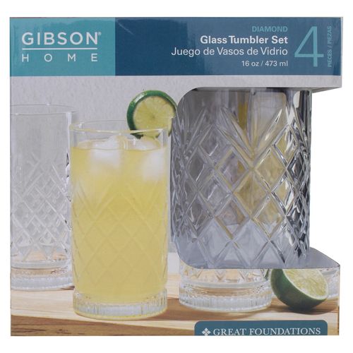 Set De 4 Vasos De 16 Oz 473 Ml 204
