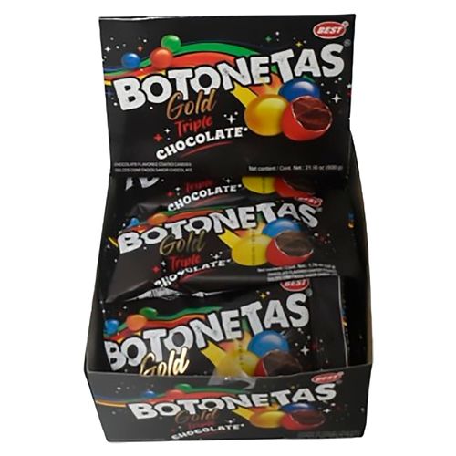 Botonetas Best Gold Triple Chocola 600gr