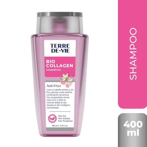 Shampoo Bio Collagen Terre De Vie Anti-Frizz - 400 ml