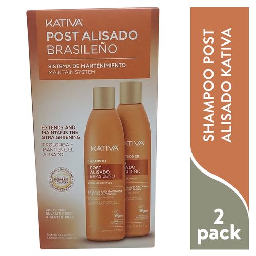 Alisado Kativa Brasileno X2 225 Ml