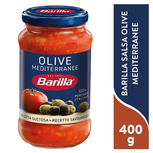 Barilla Salsa Olive Mediterranee 400 Gr