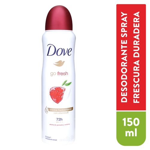 Desodorante Dove Go Fresh Granada y Verbena en Aerosol - 150 ml