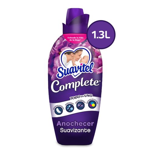 Suavizante de telas Suavitel complete Anochecer -1300 ml