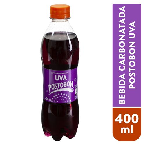 Bebida Carbonatada Postobon Uva Pet 400ml