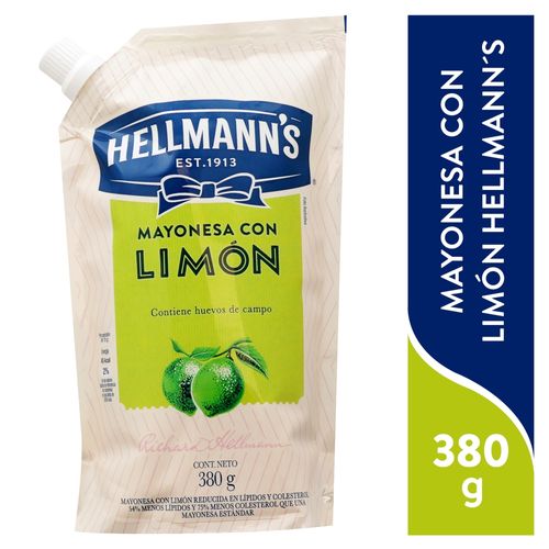 Mayonesa Hellmanns Limón en Doy Pack - 400 g