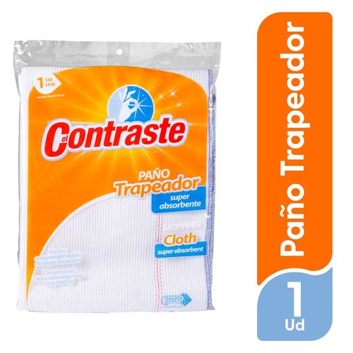 Paño El Contraste Trapeador Absorbente - 1Ud