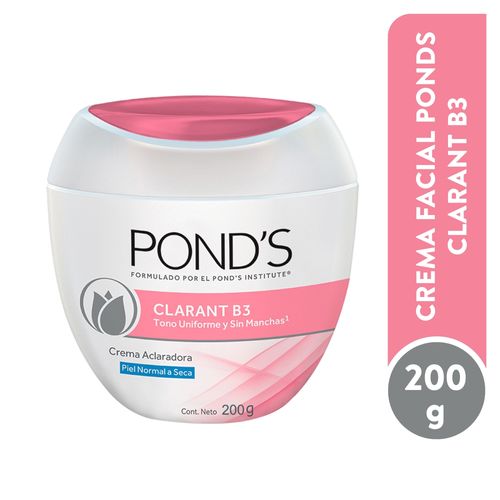 Crema Facial Pond's Clarant B3 en Tarro - 200 g