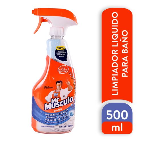 Limpiador de Baños Mr Musculo Líquido Botella 500 ml