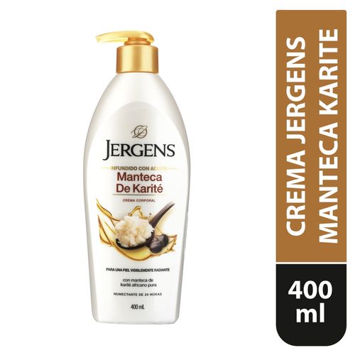 Crema Jergens Corpo Manteca Karite 400ml