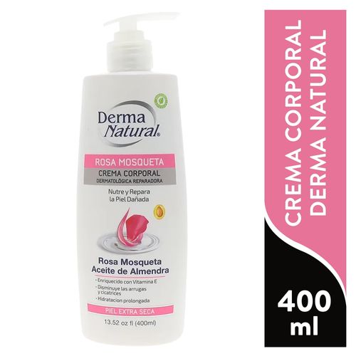 Crema Derma Natur Rosa Mos Almendr 400ml